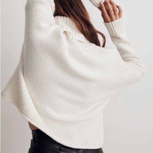 Madewell Sadler turtleneck sweater antique cream - Picture 2 of 4